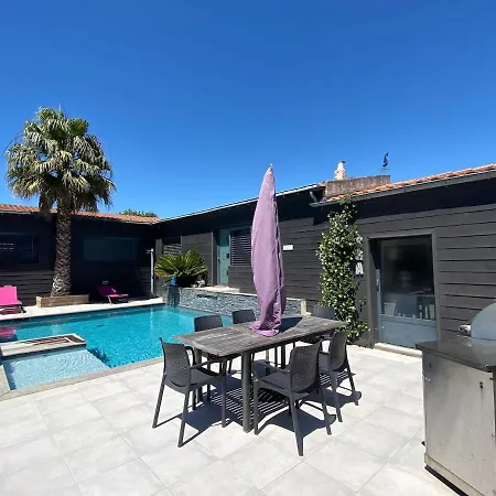 Maison 50m Des Plages 2 4 Pers Avec Piscine Chauffee Privee Tatil Evi *