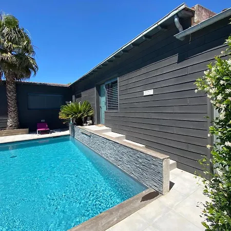 Maison 50m Des Plages 2 4 Pers Avec Piscine Chauffee Privee Tatil Evi